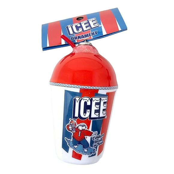 ICEE Ice Slushie Cold Drink Food Collectible Christmas Ornament by Ruz - Picture 2 of 6